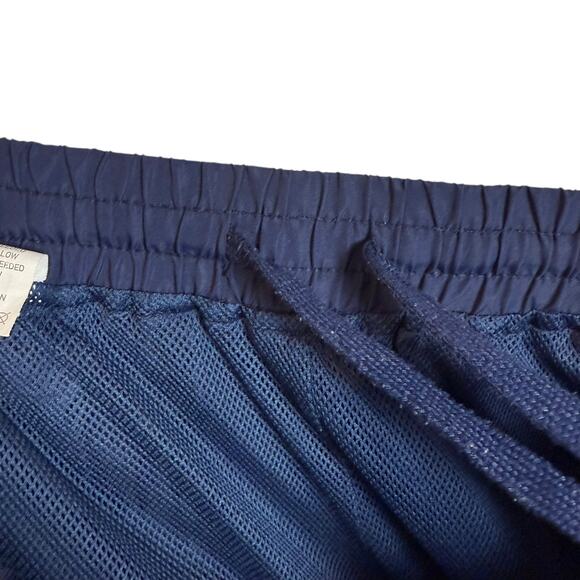 Parish Nation Track Pants Men's Large Navy Blue 2 Stripes Mesh Lined Ankle Zip - Picture 13 of 16